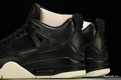 4 Retro Black Hair Pony Jordan 0727